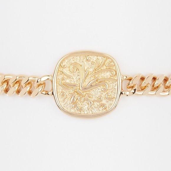 ALLSAINTS Coin Link Gold Bracelet - Picture 7 of 7